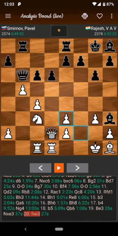 Follow Chess Android App 